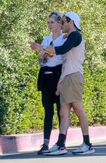LUCY BOYNTON and Rami Malek Out Shopping in Stidio City 04/223/2022
