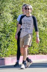 LUCY BOYNTON and Rami Malek Out Shopping in Stidio City 04/223/2022