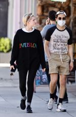LUCY BOYNTON and Rami Malek Out Shopping in Stidio City 04/223/2022