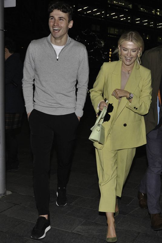 LUCY FALLON and Ryan Ledson Night Out in Manchester 04/06/2022