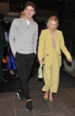 LUCY FALLON Leaves The Ivy in Manchester 04/06/2022