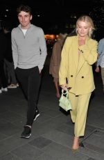 LUCY FALLON Leaves The Ivy in Manchester 04/06/2022