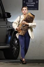 LUCY HALE Arrives at a Yoga Class in Los Angeles 04/02/2022