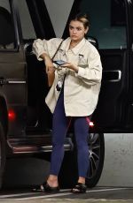 LUCY HALE Arrives at a Yoga Class in Los Angeles 04/02/2022