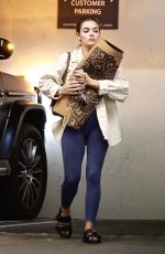 LUCY HALE Arrives at a Yoga Class in Los Angeles 04/02/2022