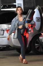 LUCY HALE Arrives at Yoga Class in Sherman Oaks 04/04/2022