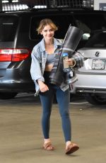 LUCY HALE Arrives at Yoga Class in Sherman Oaks 04/04/2022