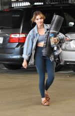 LUCY HALE Arrives at Yoga Class in Sherman Oaks 04/04/2022