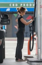 LUCY HALE at a Gas Station in Studio City 04/03/2022