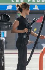 LUCY HALE at a Gas Station in Studio City 04/03/2022