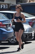 LUCY HALE at UPS Store in Stdio City 04/08/2022