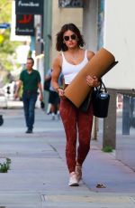 LUCY HALE Heading to Yoga Class in West Hollywood 04/26/2022