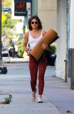 LUCY HALE Heading to Yoga Class in West Hollywood 04/26/2022