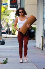 LUCY HALE Heading to Yoga Class in West Hollywood 04/26/2022