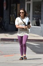 LUCY HALE Leaves Monday Workout Session in Studio City 04/11/2022