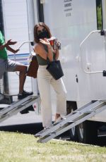 LUCY HALE on the Set of a New Project in Los Angeles 04/24/2022
