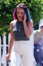 LUCY HALE on the Set of a New Project in Los Angeles 04/24/2022