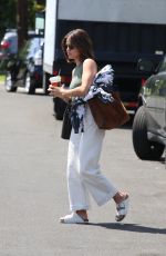 LUCY HALE on the Set of a New Project in Los Angeles 04/24/2022