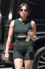 LUCY HALE Out and About in Studio City 04/07/2022