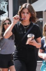 LUCY HALE Out for Coffee at Alfred Coffee in Pacific Palisades 04/10/2022