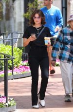 LUCY HALE Out for Coffee at Alfred Coffee in Pacific Palisades 04/10/2022