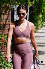 LUCY HALE Out Hiking with Her Dogs in Los Angeles 04/25/2022