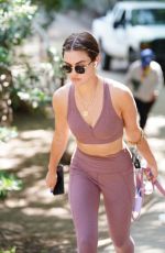 LUCY HALE Out Hiking with Her Dogs in Los Angeles 04/25/2022