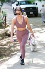 LUCY HALE Out Hiking with Her Dogs in Los Angeles 04/25/2022