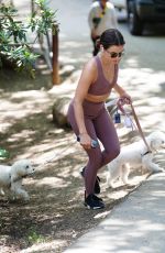 LUCY HALE Out Hiking with Her Dogs in Los Angeles 04/25/2022