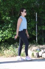 LUCY HALE Out Hikinig in Los Angeles 04/24/2022