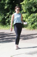 LUCY HALE Out Hikinig in Los Angeles 04/24/2022