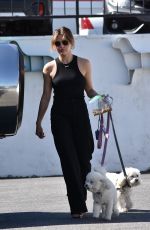 LUCY HALE Out with Her Dog in Studio City 04/06/2022