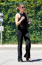 LUCY HALE Out with Her Dog in Studio City 04/06/2022