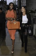 LYSTRA ADAMS and NICOLE SEALEY Arrives at Boujee in Manchester 04/04/2022