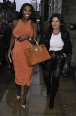 LYSTRA ADAMS and NICOLE SEALEY Arrives at Boujee in Manchester 04/04/2022