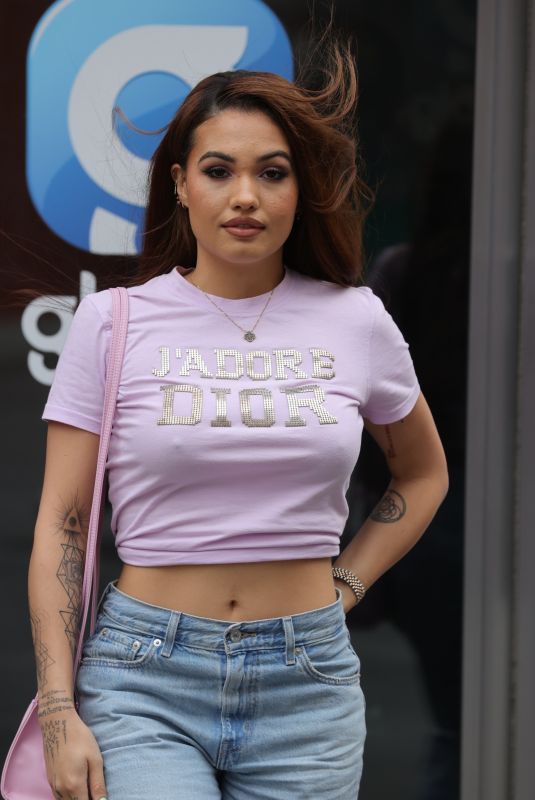 MABEL Arrives at Capital Radio in London 04/22/2022
