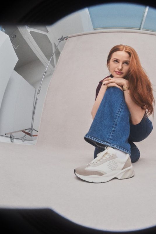 MADELAINE PETSCH for Tory Burch Good Luck Trainer 2022