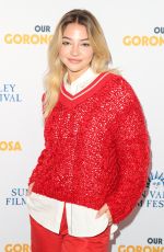 MADELYN CLINE at Coffee Talk with Woody Harrelson at Sun Valley Film Festival in Idaho 04/03/2022