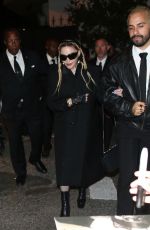 MADONNA Arrives at Burberry Party in West Hollywood 04/21/2022