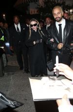 MADONNA Arrives at Burberry Party in West Hollywood 04/21/2022