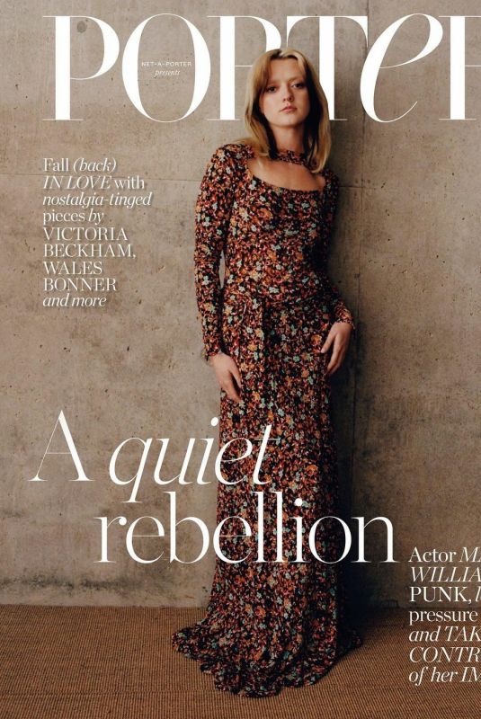 MAISIE WILLIAMS for Porter Magazine, April 2022