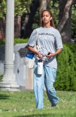 MALIA and Clifton Powell Jr. Out at a Park in Los Angeles 04/24/2022