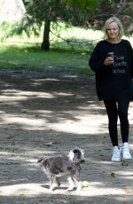 MALIN AKERMAN Out with Her Dog in Los Angeles 04/20/2022