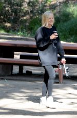 MALIN AKERMAN Out with Her Dog in Los Angeles 04/20/2022