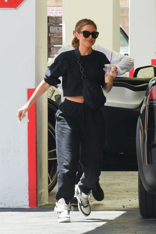 MARIA MENOUNOS Arrives at a Skin Care Clinic in Beverly Hills 04/23/2022