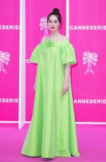 MARIE-ANGE CASTA at Day 3 Pink Carpet at 5th Canneseries Festival 04/03/2022