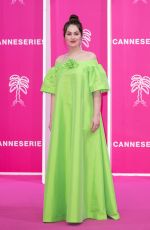 MARIE-ANGE CASTA at Day 3 Pink Carpet at 5th Canneseries Festival 04/03/2022