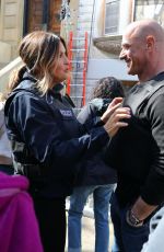 MARISKA HARGITAY on the Set of Law and Order: Organized Crime in Harlem 04/25/2022