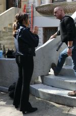 MARISKA HARGITAY on the Set of Law and Order: Organized Crime in Harlem 04/25/2022