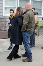 MARISKA HARIGTAY on the Set of Law and Order: Organized Crime in Queens 04/06/2022